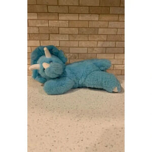 Little Miracles Dinosaur Blue Triceratops‎ 11" Plush-B6